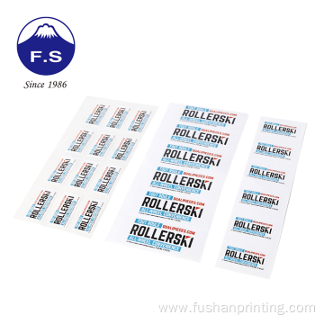 Recyclable printing PVC Waterproof label sticker